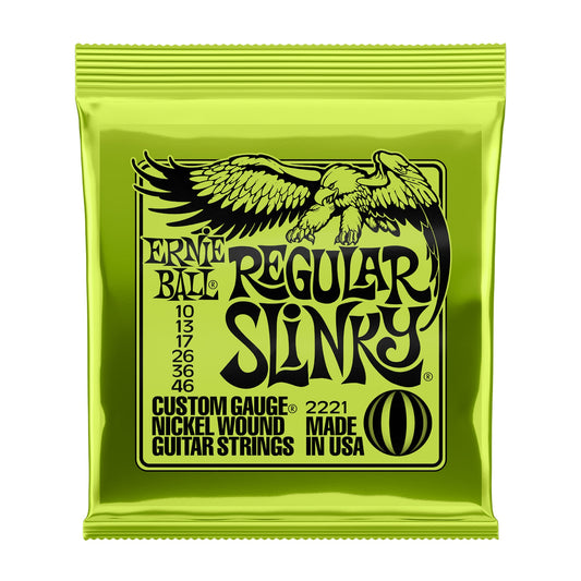 Ernie Ball P02221 Regular Slinky Nickel Wound Electric Strings 10-46