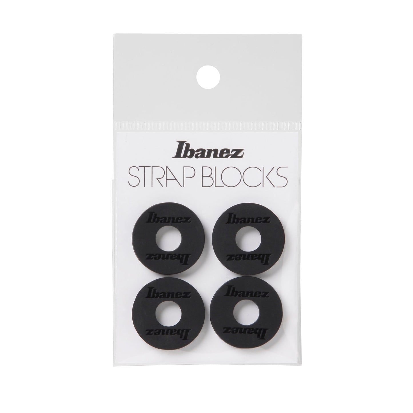 Ibanez ISB4-BK – Silicone Guitar Strap Blocks | Black | 4pcs