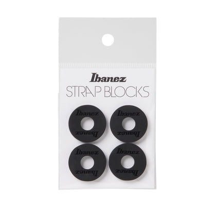 Ibanez ISB4-BK – Silicone Guitar Strap Blocks | Black | 4pcs