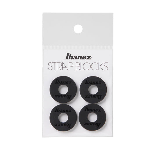 Ibanez ISB4-BK – Silicone Guitar Strap Blocks | Black | 4pcs