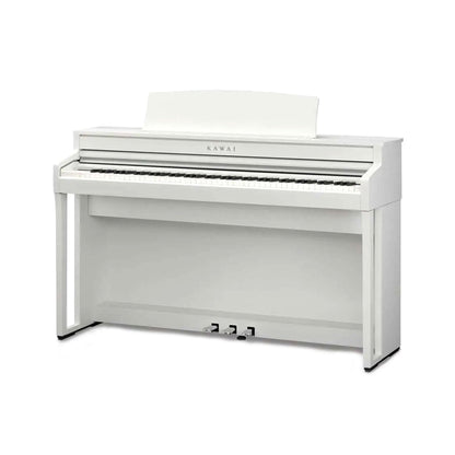 Kawai CA59W Digital Home Piano With Bench | Premium Satin White