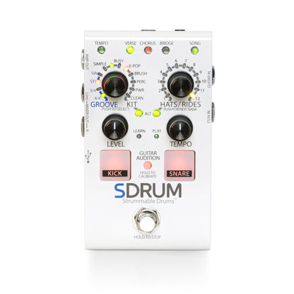 DigiTech SDRUM-V-04 – Strummable Drum Machine Guitar Pedal