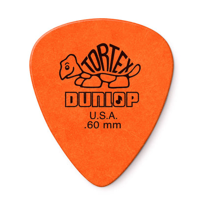 Dunlop 418P.60 Tortex Guitar Picks 0.60mm | Red