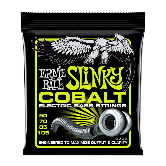 Ernie Ball P02732 Regular Slinky Cobalt Electric Bass Strings 50-105