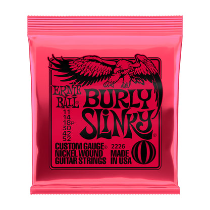 Ernie Ball P02226 Burly Slinky Nickel Wound Electric Strings 11-52