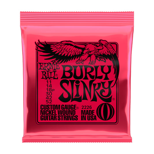 Ernie Ball P02226 Burly Slinky Nickel Wound Electric Strings 11-52