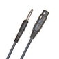 D'Addario PW-CGMIC-25 Classic Series XLR to 1/4-Inch Mic Cable 25ft