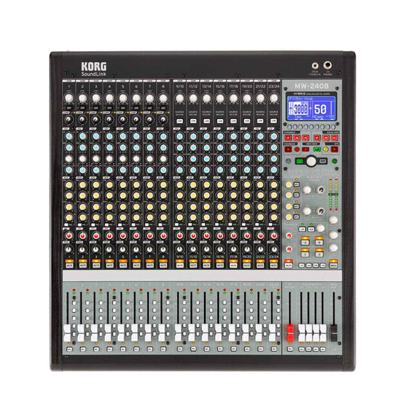 Korg MW-2408-BK | 24-Channel Analogue Mixing Console