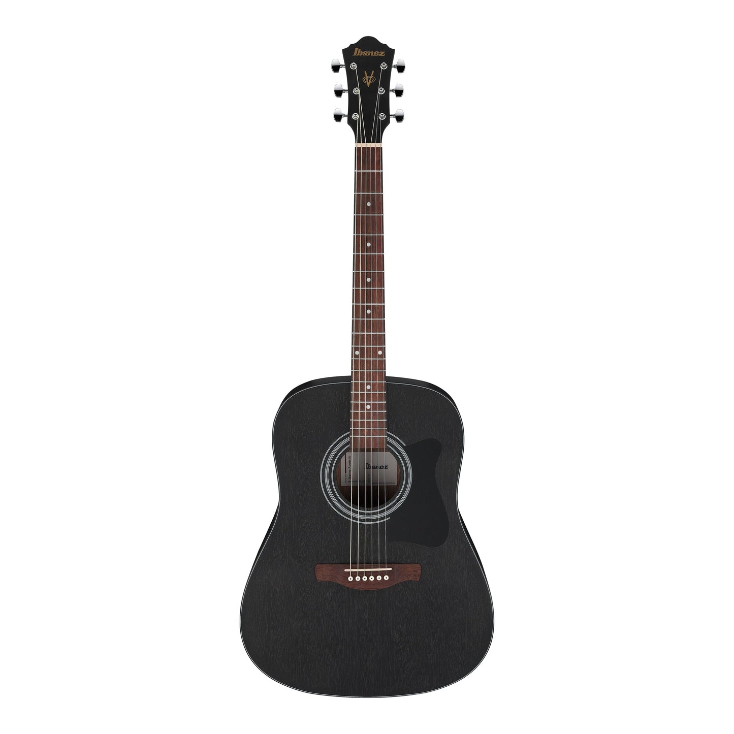 Ibanez V54NJP-WK - Dreadnought Acoustic Guitar | Weathered Black Open Pore