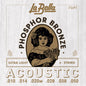 LaBella 7GPT Acoustic Guitar Strings | Extra Light Phosphor Bronze