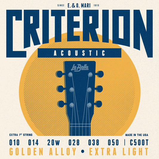 LaBella C500T Acoustic Guitar Strings | Extra Light