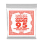 Ernie Ball P010095 Plain Steel .0095 Electric Acoustic Guitar Single Strings 6-Pack