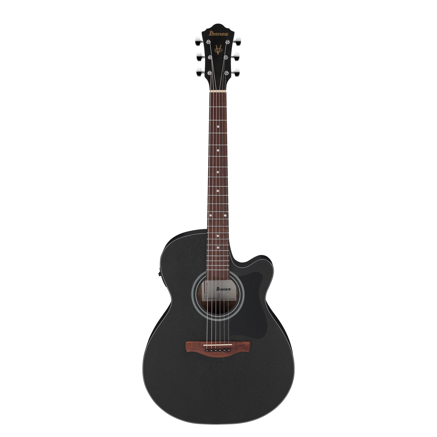 Ibanez VC44CE-WK - Classical Acoustic Electric Guitar | Weathered Black Open Pore