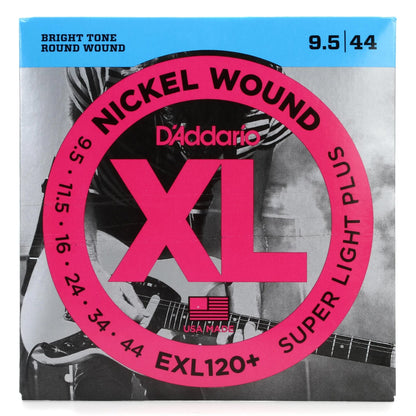 D'Addario EXL120+ XL Nickel Electric Guitar Strings Super Light Plus