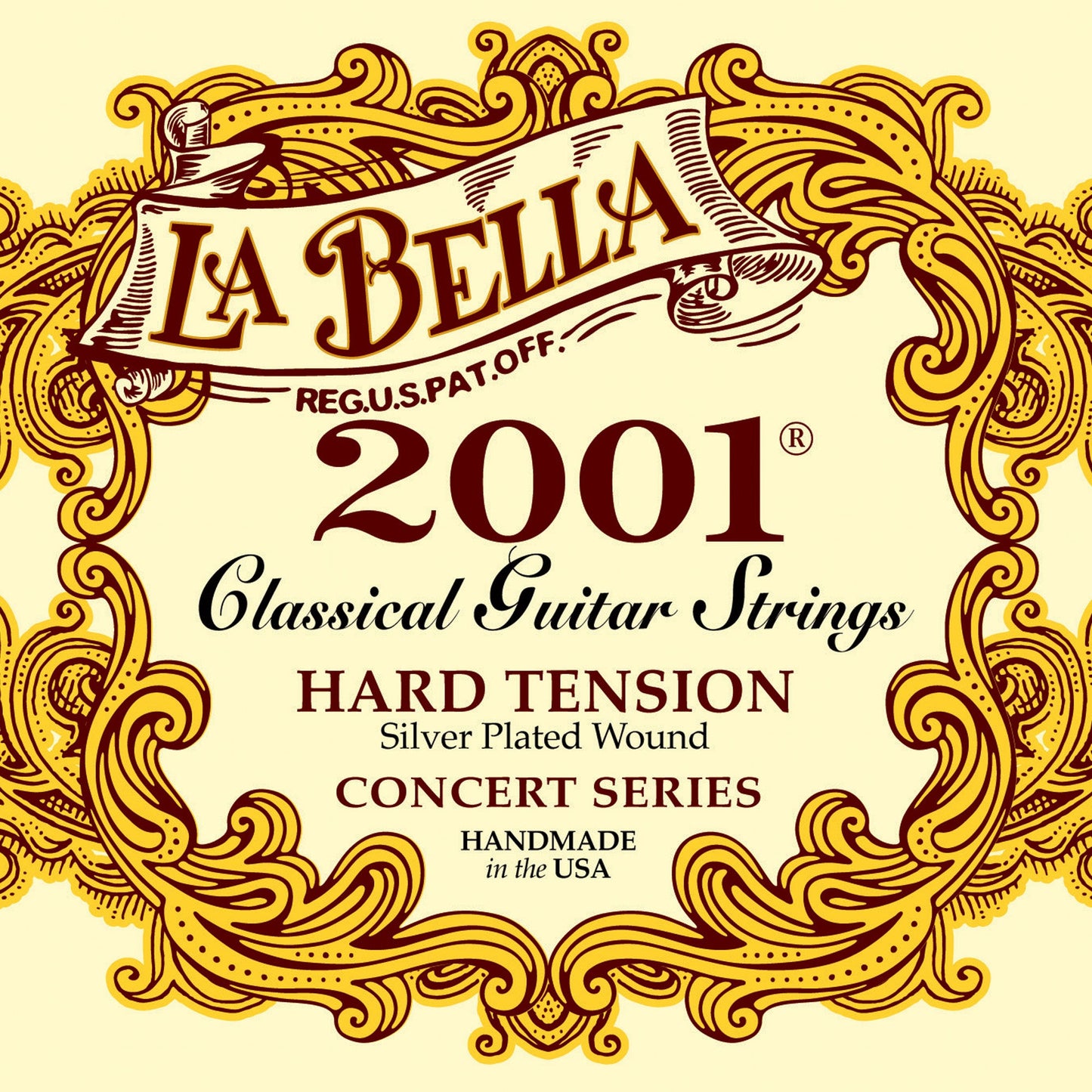 LaBella 2001HARD Classical Guitar Strings | Hard Tension