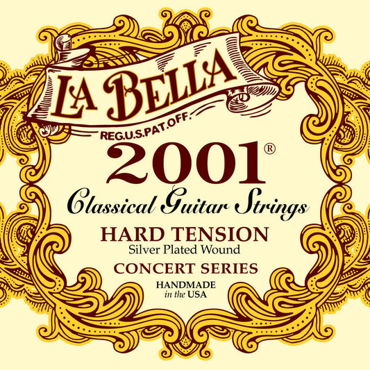 LaBella 2001HARD Classical Guitar Strings | Hard Tension