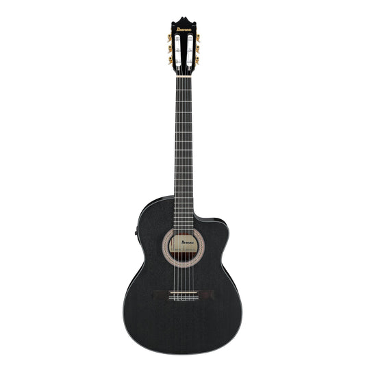 Ibanez GA5MHTCE-WK - Classical Acoustic Electric Guitar | Weathered Black Open Pore