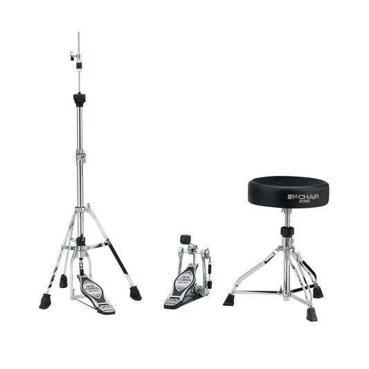 TAMA HED3R – 3-Piece Hardware Kit | Black & Chrome