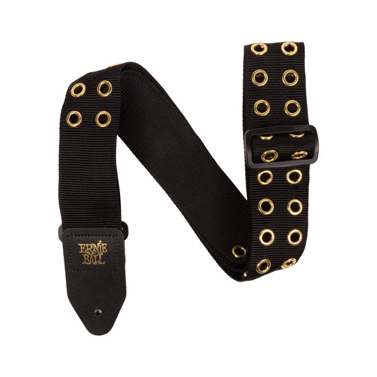 Ernie Ball P05398 Premium Rivet Guitar Strap Hole Lotta Metal Gold
