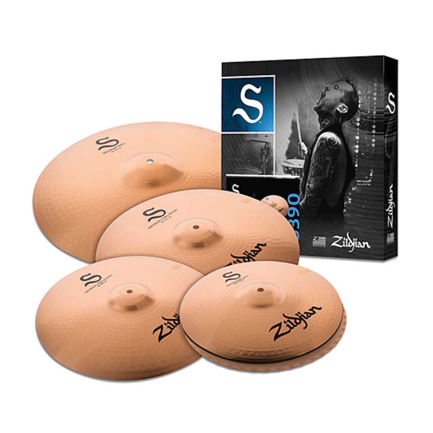 Zildjian S390 S Family Performer Cymbal Pack | 4-Piece