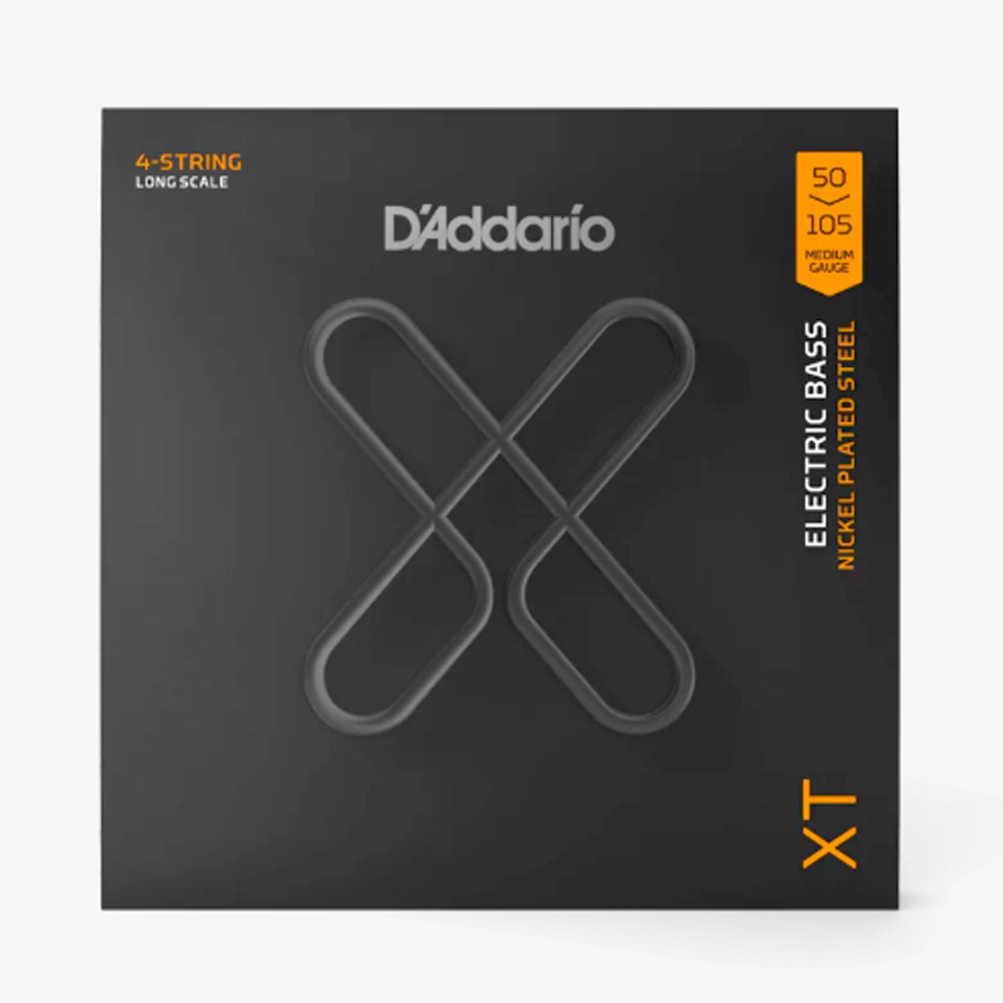 D'Addario XTB50105 XT Nickel Coated Bass Guitar Strings 50-105
