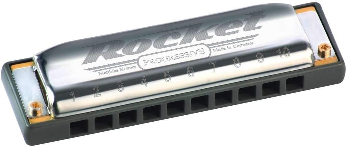 Hohner Rocket – Diatonic Harmonica | Key C Major | Grey