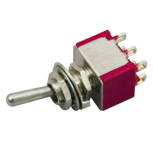 DiMarzio EP1106 DPDT 2-Position Mini Toggle Guitar Switch