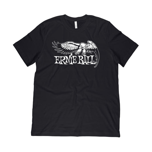 Ernie Ball P04857 Classic Eagle Logo T-Shirt Black Medium