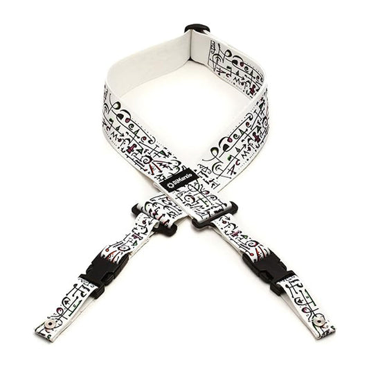 DiMarzio DD2242 Steve Vai ClipLock Art Strap | White