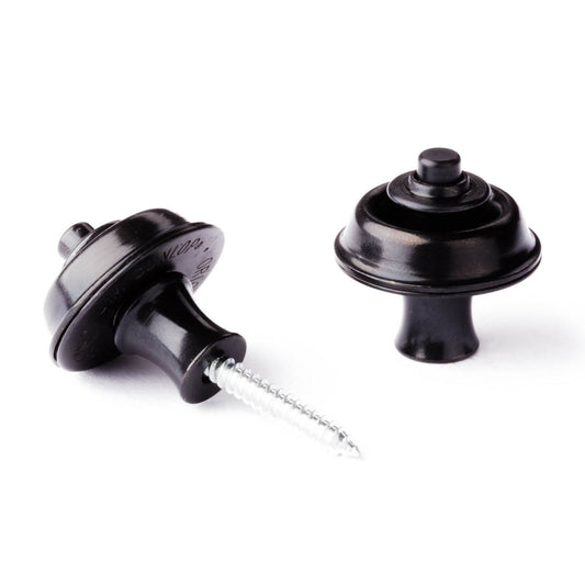 Dunlop SLS1103BK Straplok Original Retainers | Black