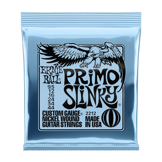 Ernie Ball P02212 Primo Slinky Nickel Wound Electric Strings 9.5-44