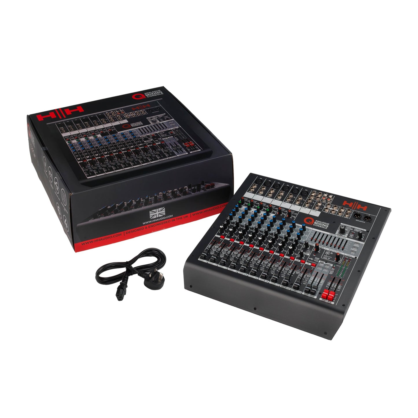 HH Elecrtonics Q12FX – 12-Channel Analogue Mixer