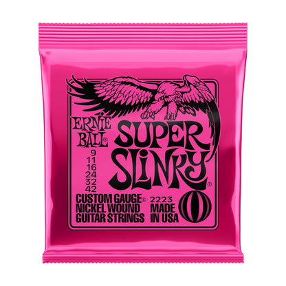 Ernie Ball P02223 Super Slinky Nickel Wound Electric Strings 9-42