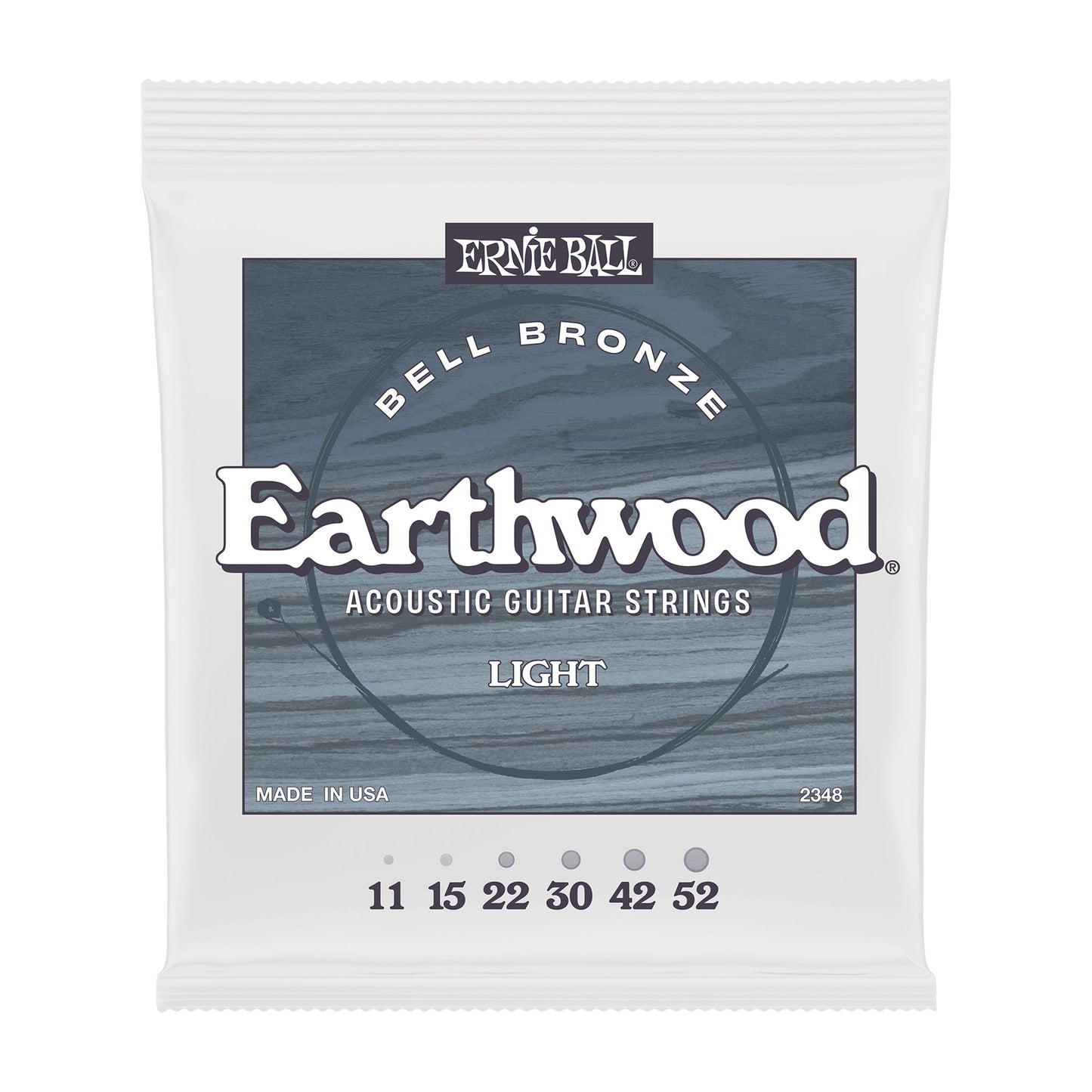 Ernie Ball P02348 Earthwood Bell Bronze Light Acoustic Strings 11-52