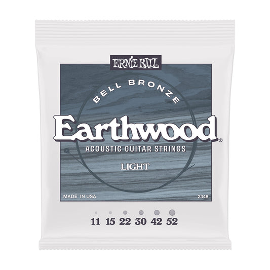 Ernie Ball P02348 Earthwood Bell Bronze Light Acoustic Strings 11-52