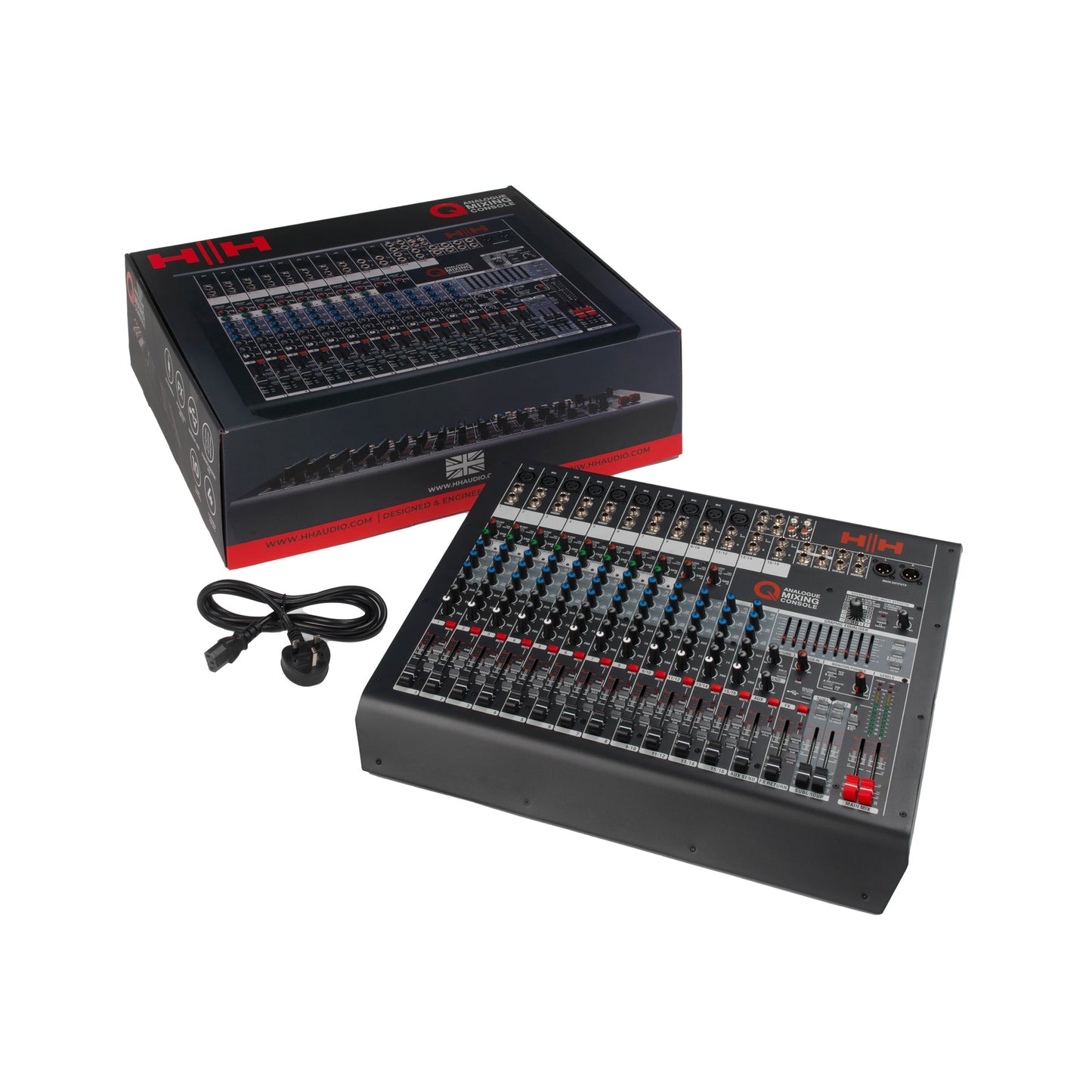 HH Electronics Q16FX – 16-Channel Analogue Mixer