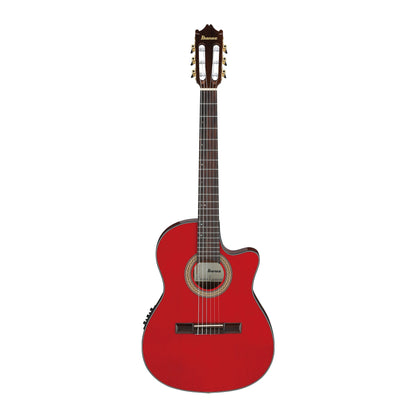 Ibanez GA35TCE-SRR Classical Acoustic Electric Guitar | Sapphire Red High Gloss