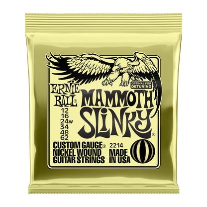 Ernie Ball P02214 Mammoth Slinky Nickel Wound Electric Strings 12-62