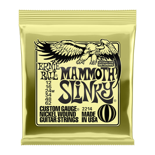 Ernie Ball P02214 Mammoth Slinky Nickel Wound Electric Strings 12-62