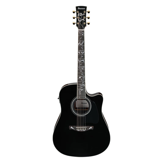 Ibanez AW391RCE-BKH - Acoustic Electric Guitar | Black High Gloss