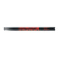 Tama 7A-F-BR – Rhythmic Fire Red on Black Jazz Sticks