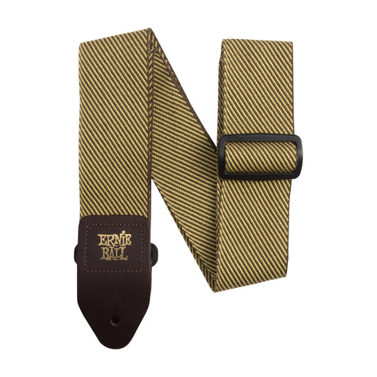 Ernie Ball P04100 Comfort Guitar & Bass Strap Adjustable Tweed