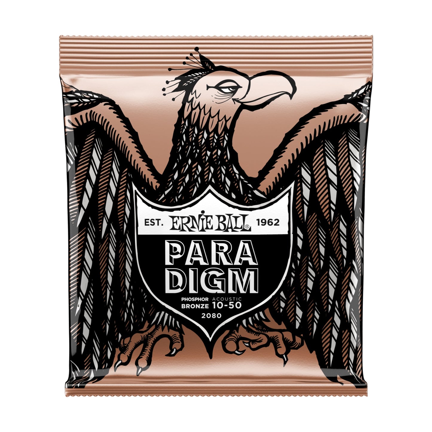 Ernie Ball P02080 Paradigm Phosphor Bronze Extra Light Acoustic Strings 10-50