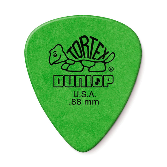 Dunlop 418-088 Tortex Guitar Pick .88mm | Green
