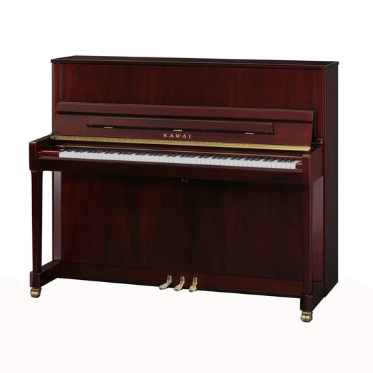 Kawai K-300 Upright Piano With Bench | Mahogany Polish