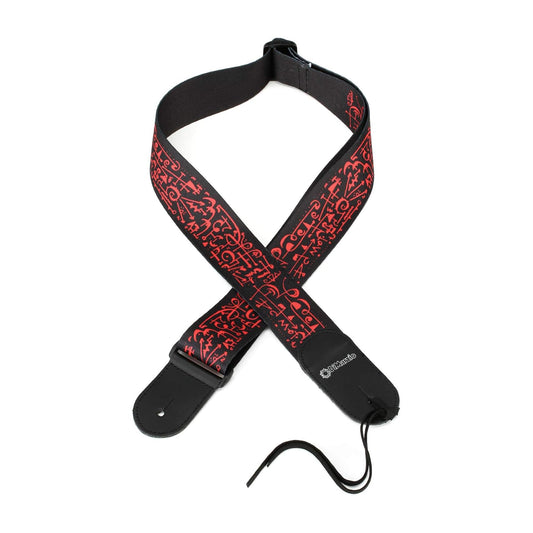 DiMarzio DD3143 Steve Vai Art Microfiber Guitar Strap | Black