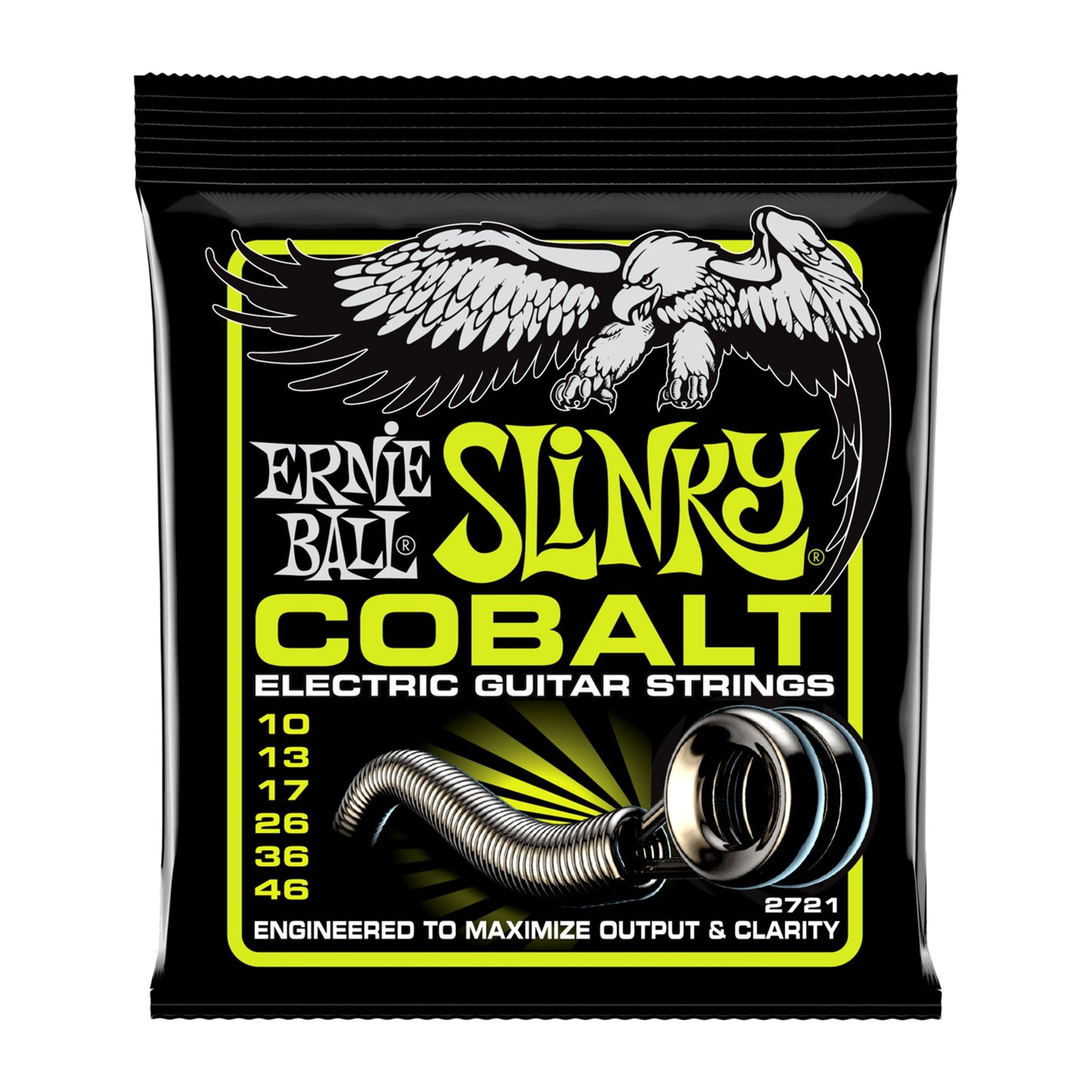 Ernie Ball P02721 Regular Slinky Cobalt Electric Guitar Strings 10-46