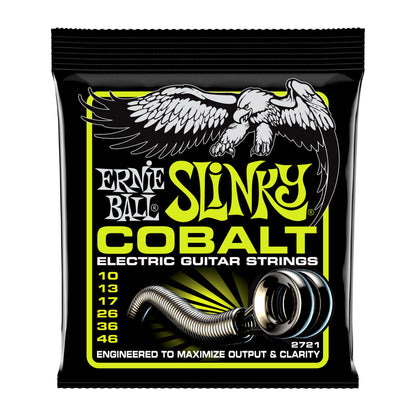 Ernie Ball P02721 Regular Slinky Cobalt Electric Guitar Strings 10-46