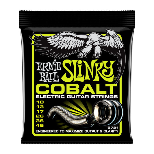 Ernie Ball P02721 Regular Slinky Cobalt Electric Guitar Strings 10-46