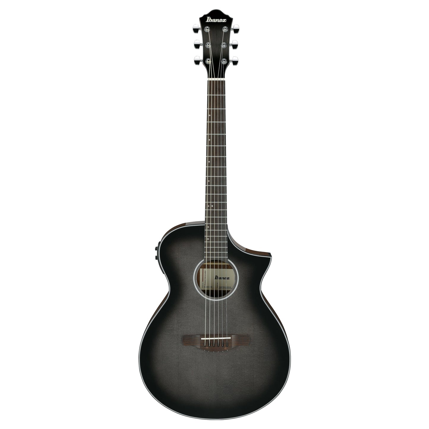 Ibanez AEWC11-TCB - Acoustic Electric Guitar | Transparent Charcoal Burst High Gloss
